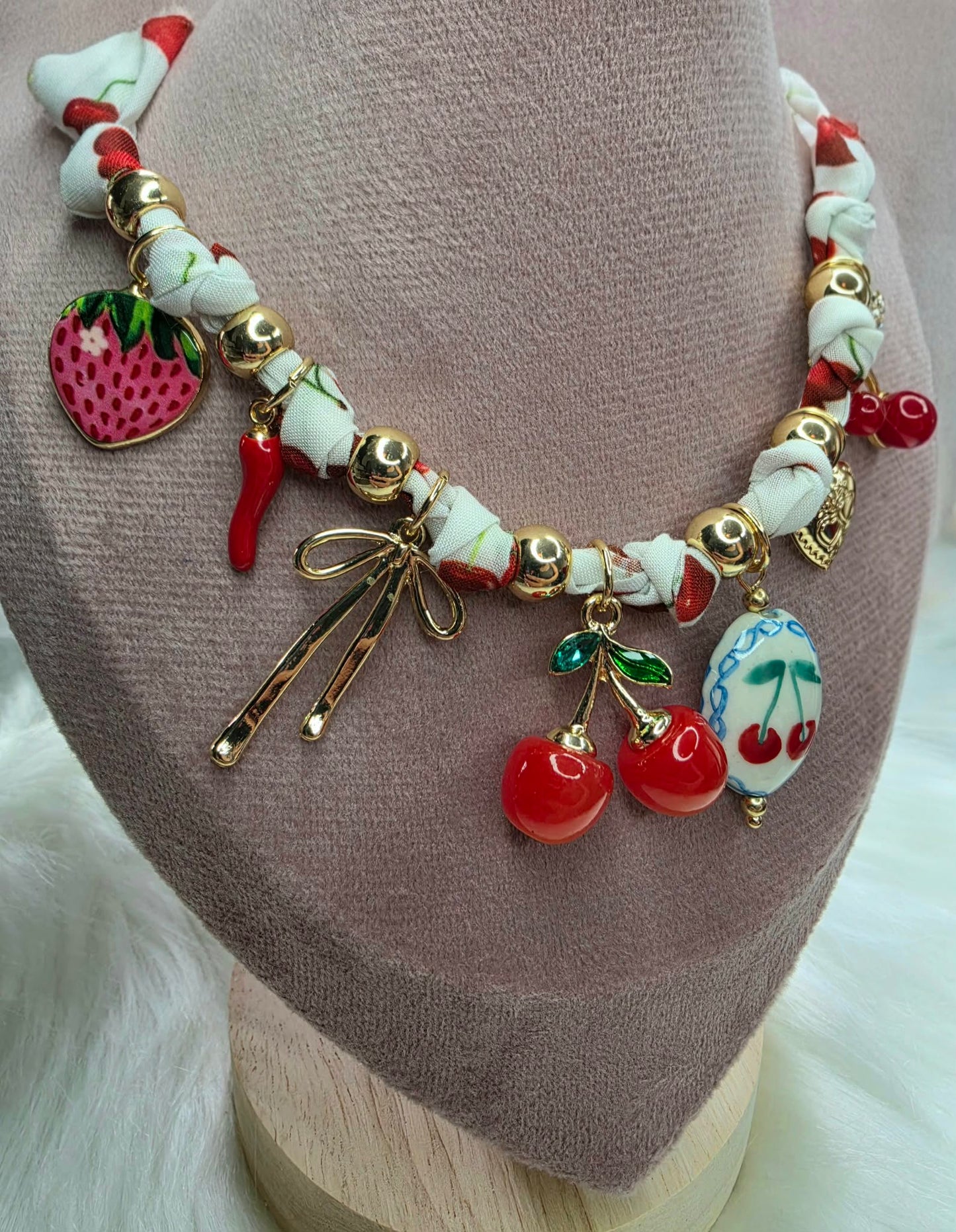 Cherry Bloom Necklace