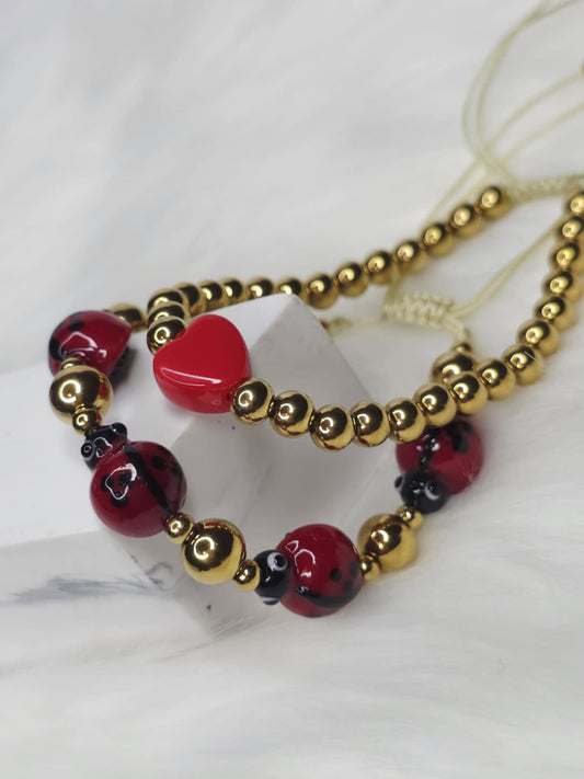 Lady Bug Bracelet