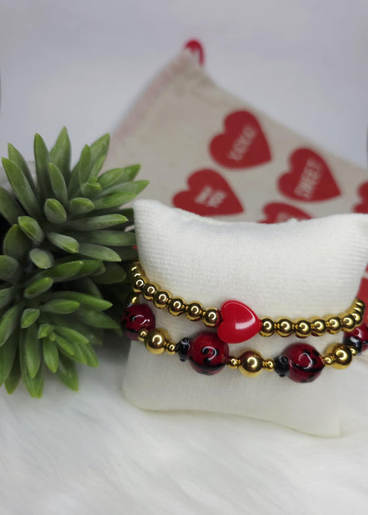 Lady Bug Bracelet