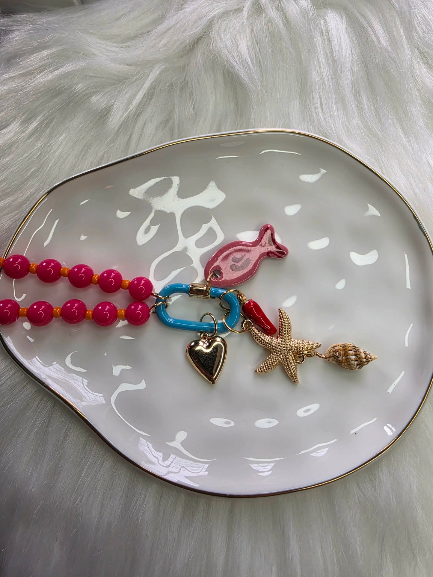 Pink Coral Necklace