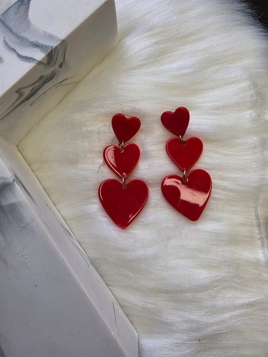 Velvet Heart Earrings
