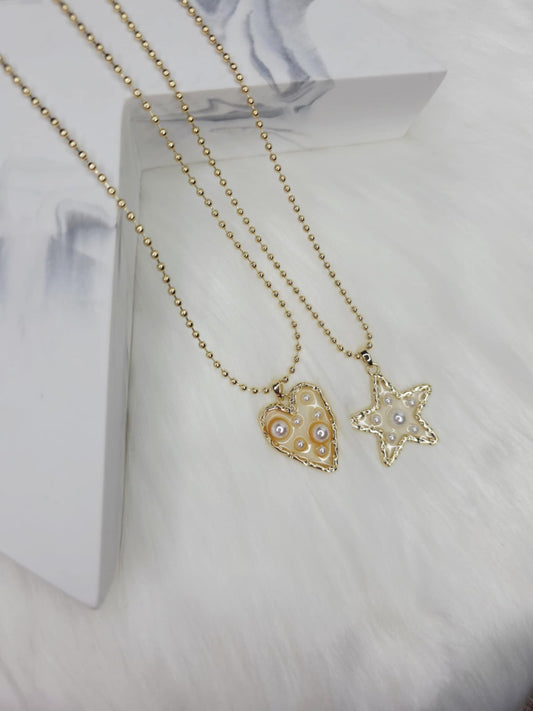 Pearl Heart Necklace