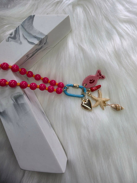 Pink Coral Necklace