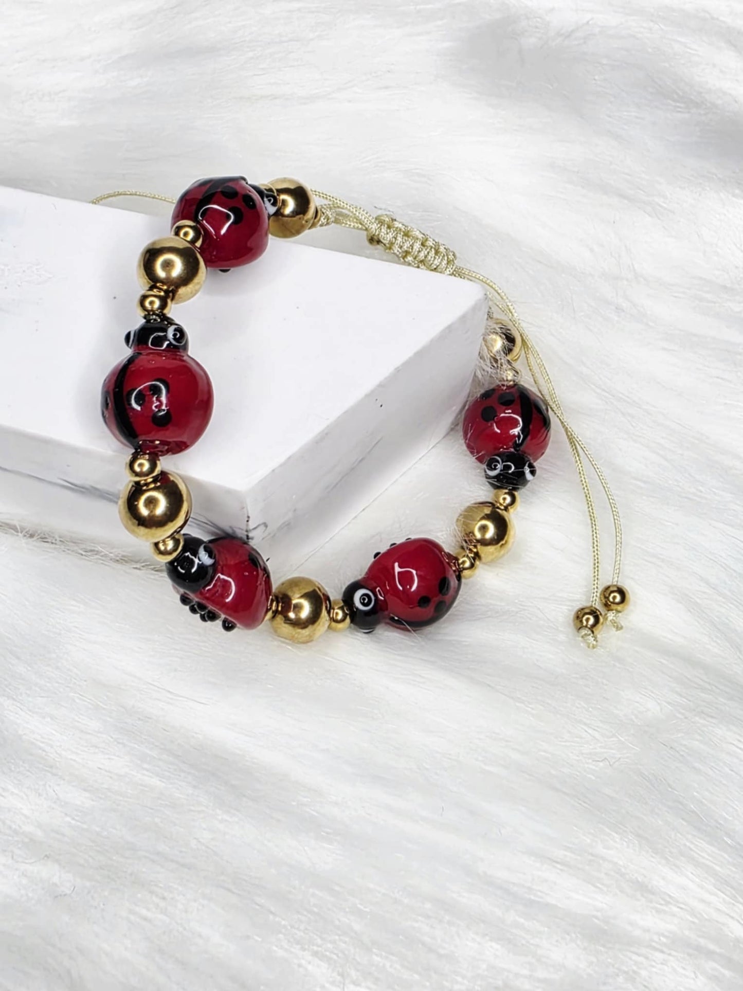 Lady Bug Bracelet