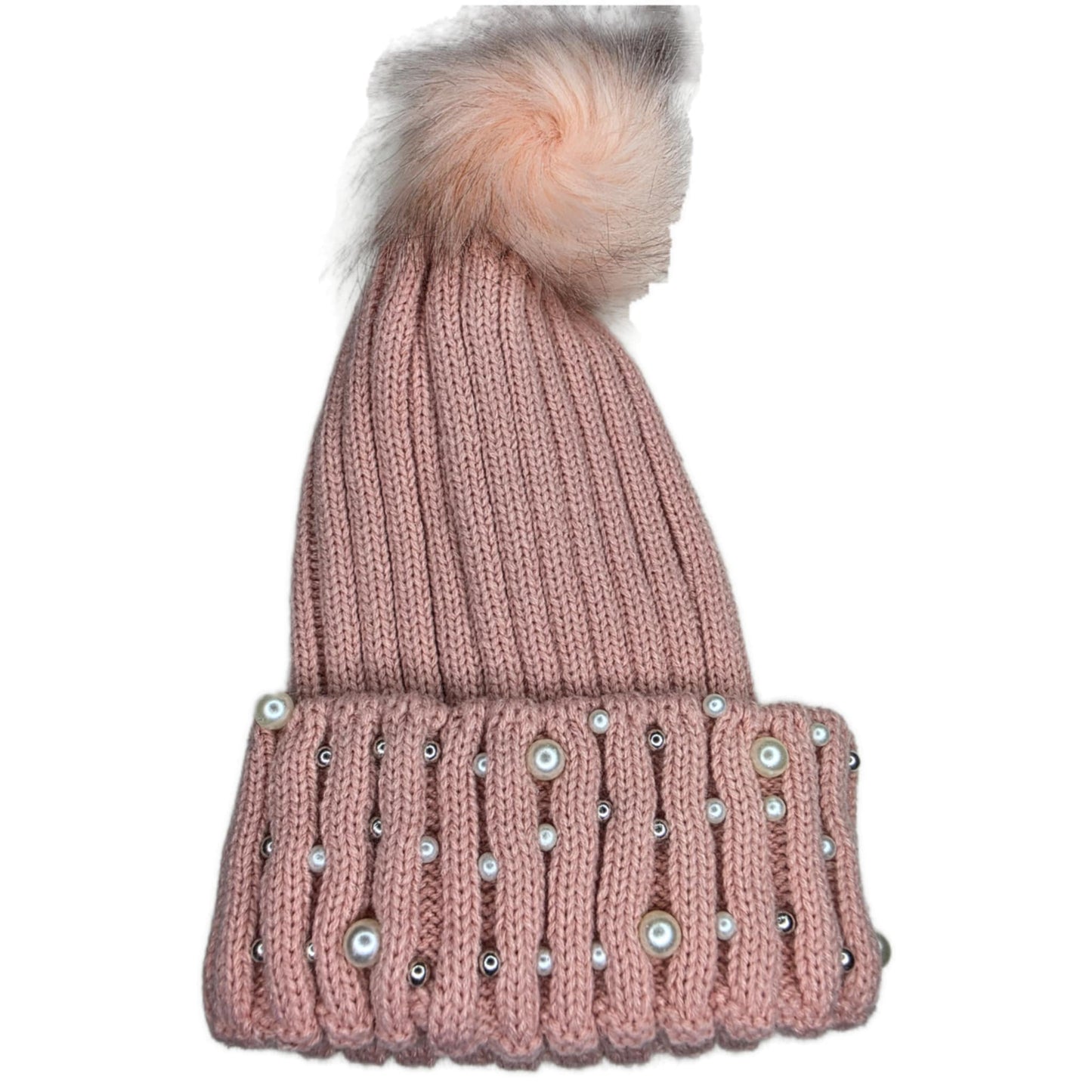 Pom Poms Pearl Cap