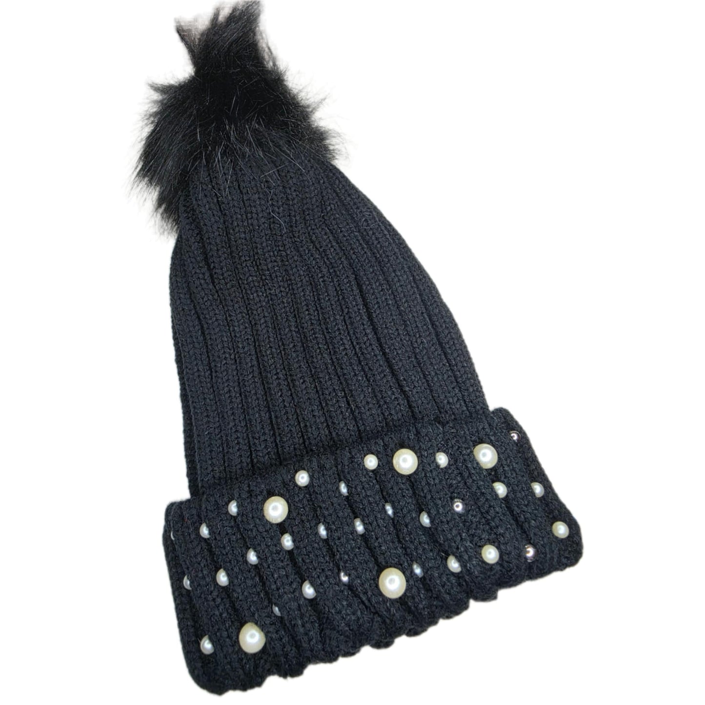 Pom Poms Pearl Cap