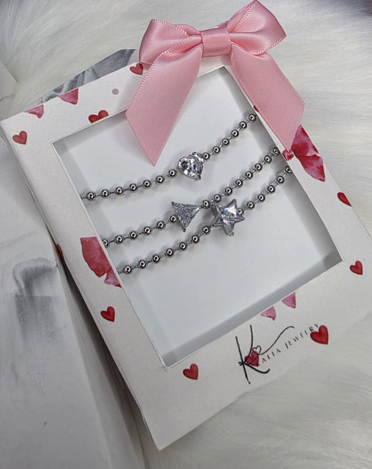 Sparkle bracelet set